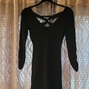 Guess Black Knit Sweater Dress size S